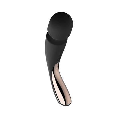 LELO SMART WAND 2 MEDIUM RECHARGEABLE WAND VIBRATOR BLACK