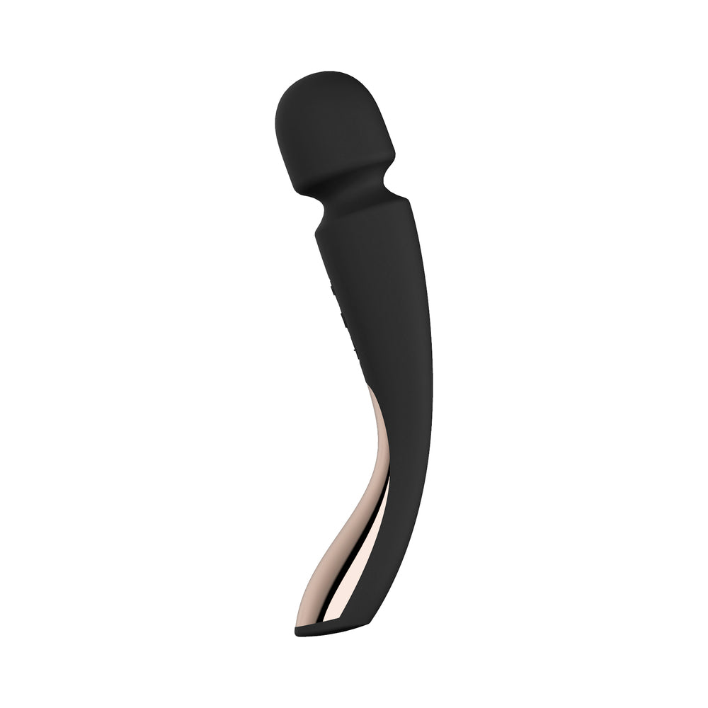 LELO SMART WAND 2 MEDIUM RECHARGEABLE WAND VIBRATOR BLACK
