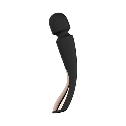 LELO SMART WAND 2 MEDIUM RECHARGEABLE WAND VIBRATOR BLACK