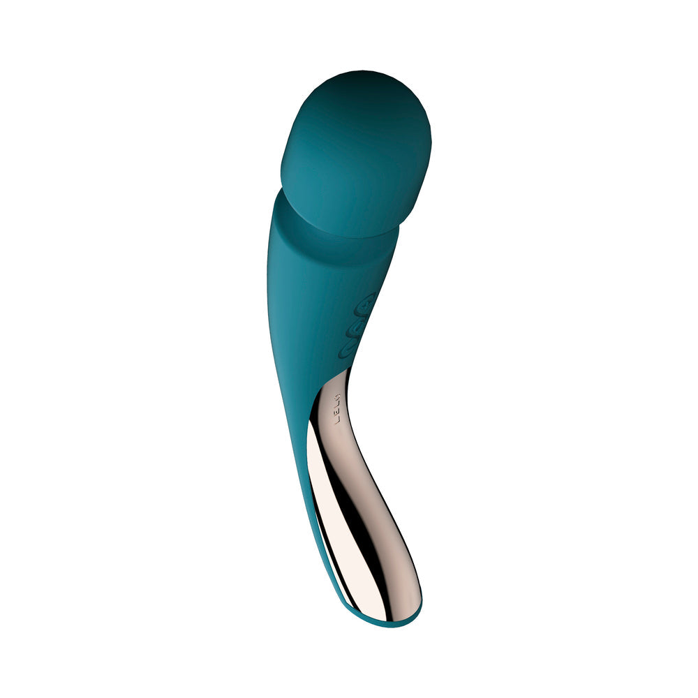 LELO SMART WAND 2 MEDIUM RECHARGEABLE WAND VIBRATOR OCEAN BLUE
