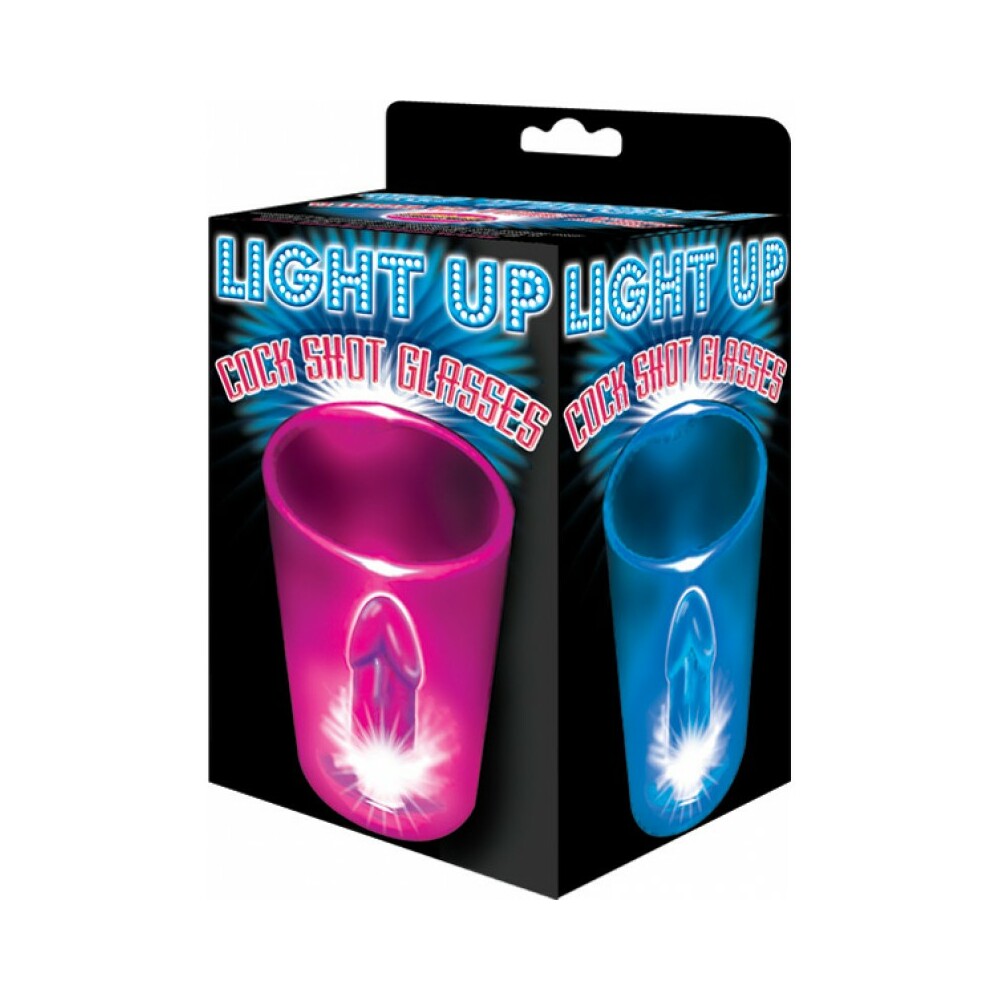 HOTT PRODUCTS - LIGHT UP SHOT GLASSES MAGENTA