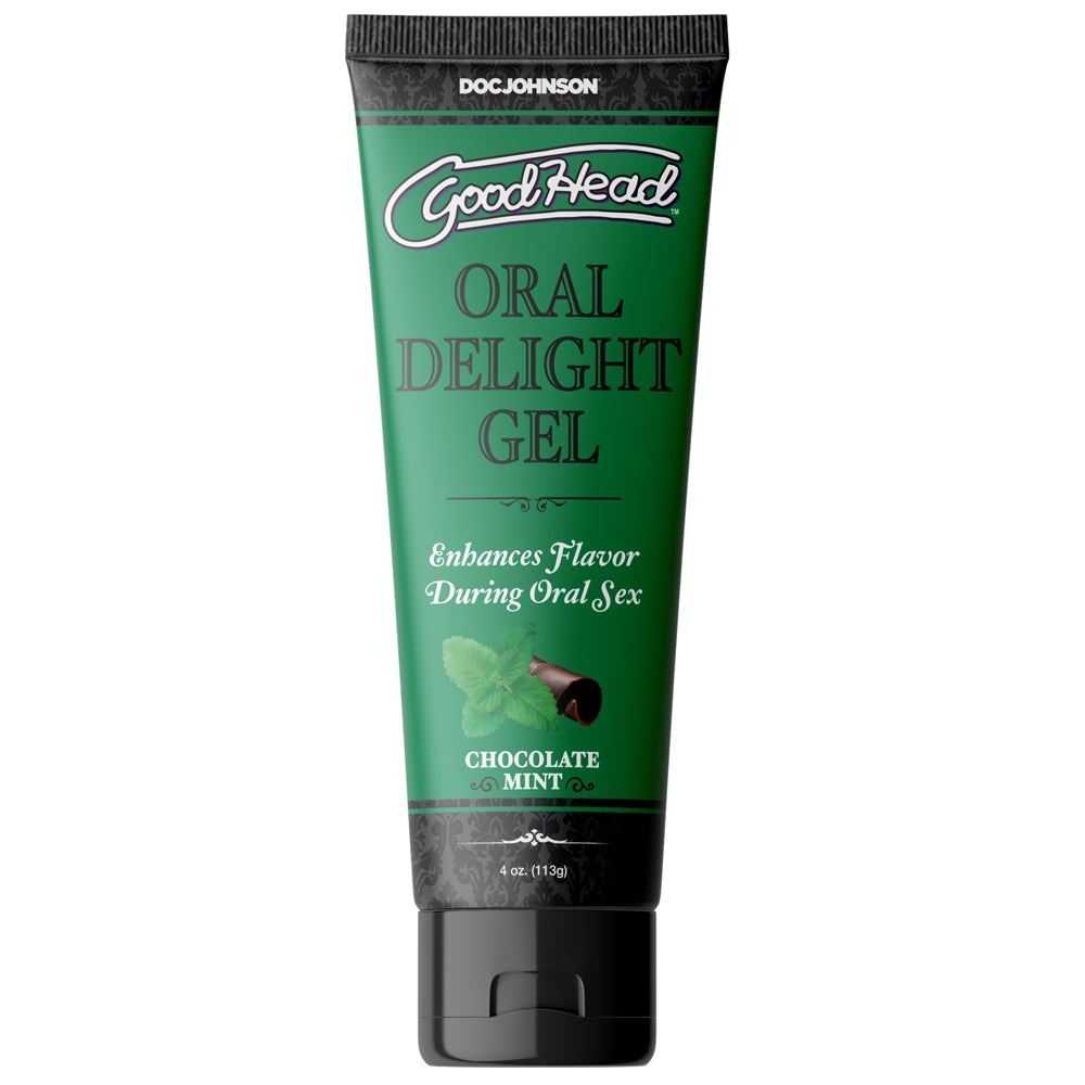 DOC JOHNSON - GOODHEAD ORAL DELIGHT GEL CHOCOLATE MINT 4 OZ.