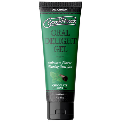 DOC JOHNSON - GOODHEAD ORAL DELIGHT GEL CHOCOLATE MINT 4 OZ.