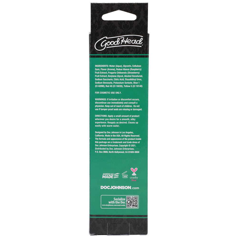 DOC JOHNSON - GOODHEAD ORAL DELIGHT GEL CHOCOLATE MINT 4 OZ.