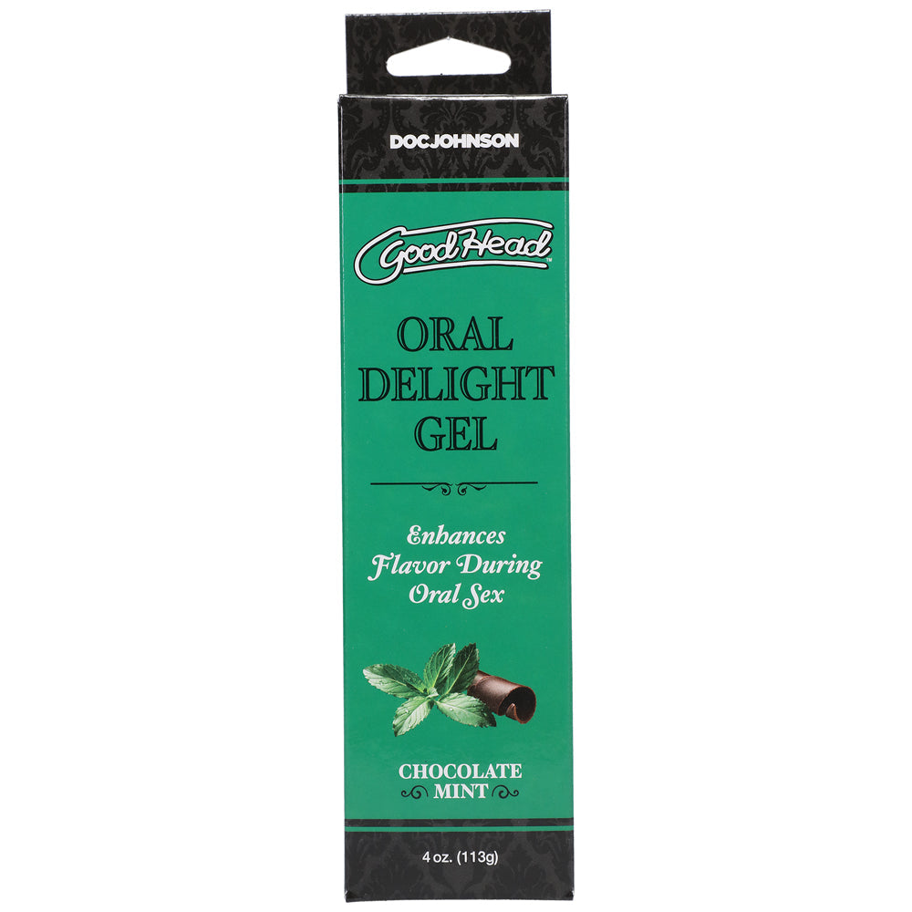 DOC JOHNSON - GOODHEAD ORAL DELIGHT GEL CHOCOLATE MINT 4 OZ.