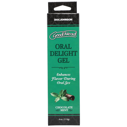 DOC JOHNSON - GOODHEAD ORAL DELIGHT GEL CHOCOLATE MINT 4 OZ.