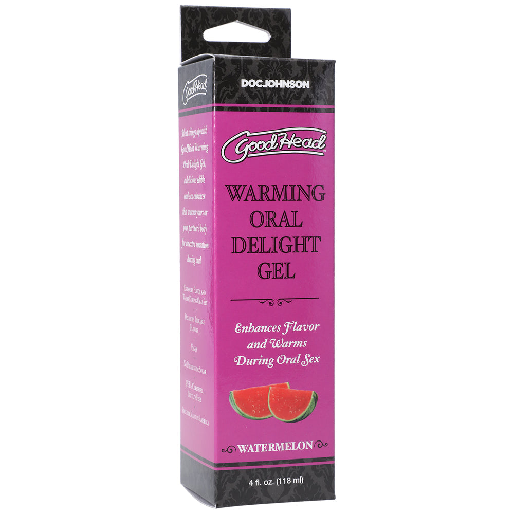 DOC JOHNSON - GOODHEAD WARMING HEAD ORAL DELIGHT GEL WATERMELON 4 OZ.