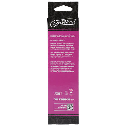 DOC JOHNSON - GOODHEAD WARMING HEAD ORAL DELIGHT GEL WATERMELON 4 OZ.
