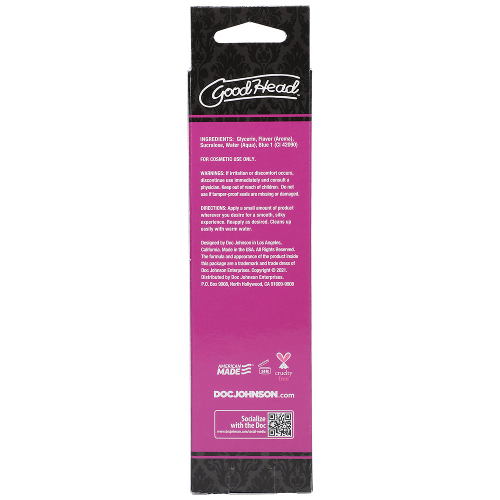 DOC JOHNSON - GOODHEAD WARMING HEAD ORAL DELIGHT GEL COTTON CANDY 4 OZ.