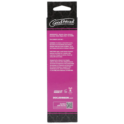 DOC JOHNSON - GOODHEAD WARMING HEAD ORAL DELIGHT GEL COTTON CANDY 4 OZ.