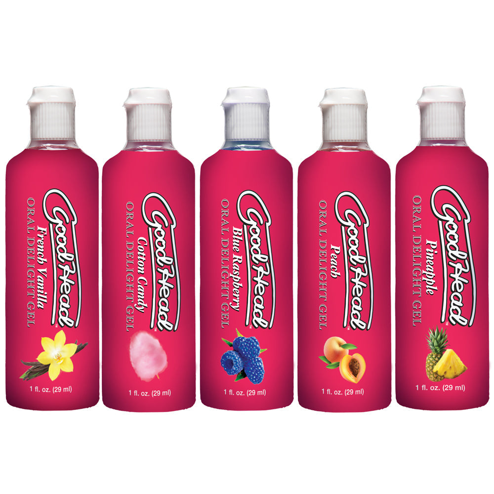 DOC JOHNSON - GOODHEAD ORAL DELIGHT GEL 5-PACK 1 OZ.
