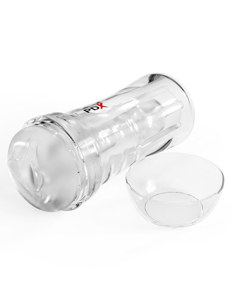 PIPEDREAM - PDX EXTREME - SUPER LUSCIOUS LIPS SELF-LUBRICATING STROKER