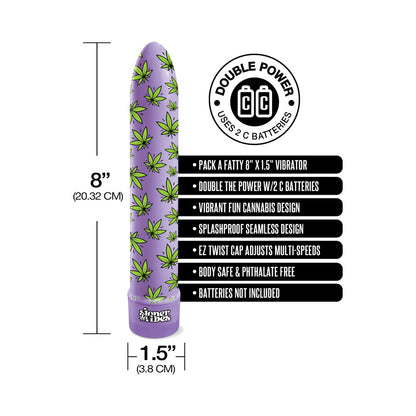 GLOBAL NOVELTIES - STONER VIBES PACK A FATTY PURPLE HAZE