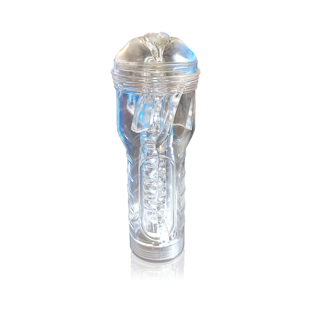 GLOBAL NOVELTIES - HAPPY ENDINGS MSTR B8 IN THE CLEAR PUSSY STROKER SQUEEZE BOX CANISTER