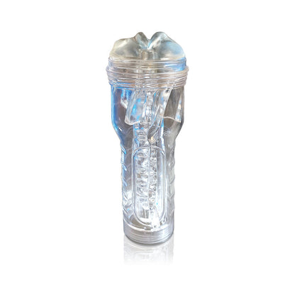 NOUVEAUTÉS MONDIALES - HAPPY ENDINGS MSTR B8 IN THE CLEAR MOUTH STROKER LIP SERVICE CANISTER