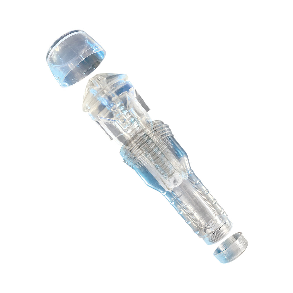 NOUVEAUTÉS MONDIALES - HAPPY ENDINGS MSTR B8 IN THE CLEAR MOUTH STROKER LIP SERVICE CANISTER