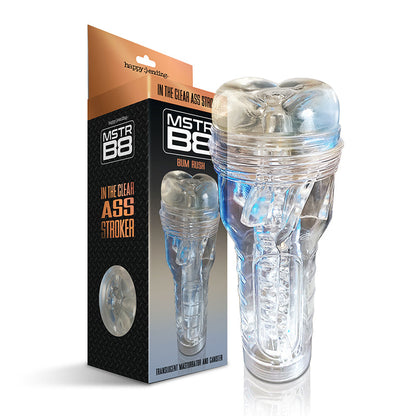 GLOBAL NOVELTIES - HAPPY ENDINGS MSTR B8 IN THE CLEAR ANAL STROKER BUM RUSH CANISTER