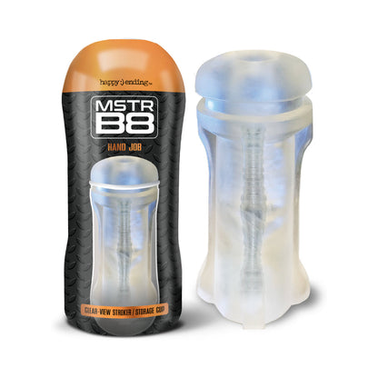 GLOBAL NOVELTIES - HAPPY ENDINGS MSTR B8 IN THE CLEAR STROKER CUP HAND JOB