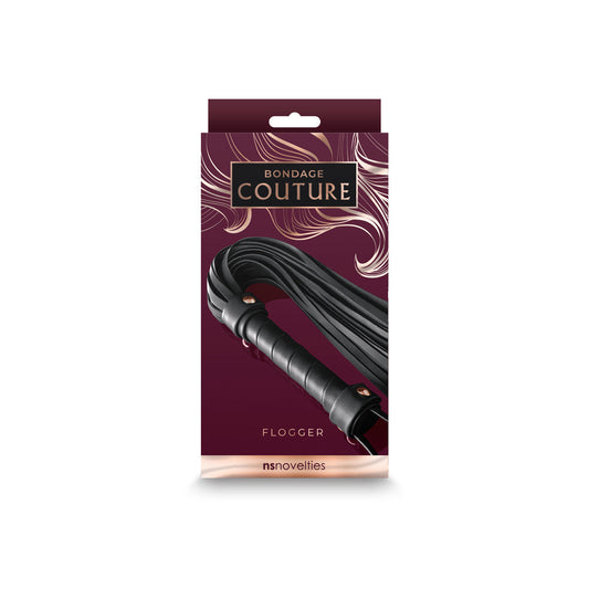 BONDAGE COUTURE FLOGGER BLACK