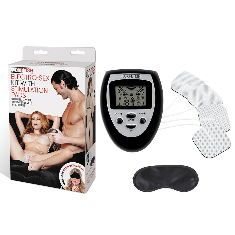 LUX FETISH ELECTRO-SEX KIT WITH STIMULATION PADS