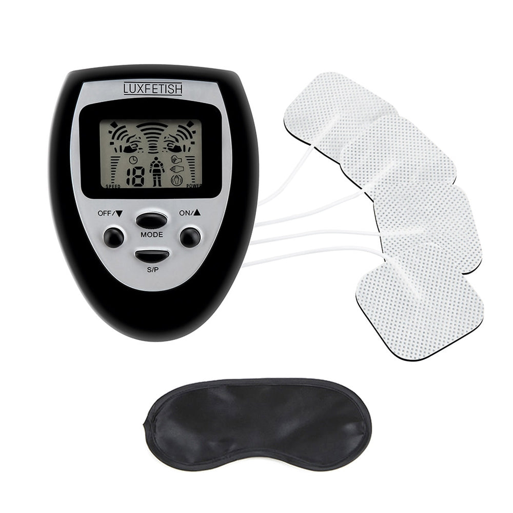 LUX FETISH ELECTRO-SEX KIT WITH STIMULATION PADS
