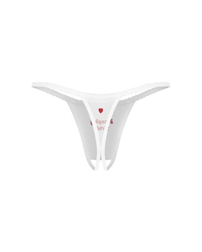 OBSESSIVE - WEDDYA BRIDE CROTCHLESS THONG S/M