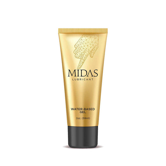 LITTLE GENIE - MIDAS WATER-BASED GEL LUBRICANT 2 OZ.