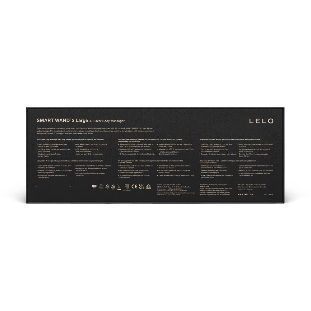 LELO - SMART WAND 2 LARGE DEEP ROSE
