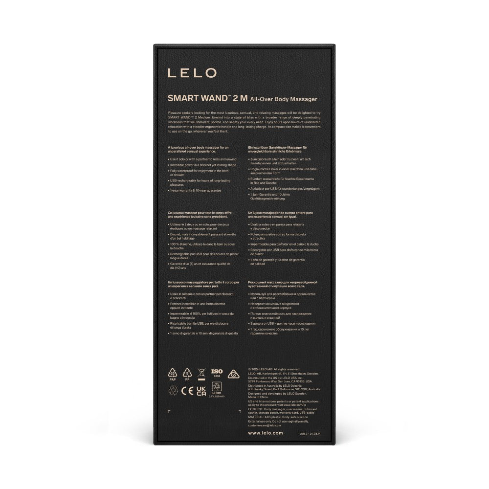 LELO - SMART WAND 2 MEDIUM BLACK