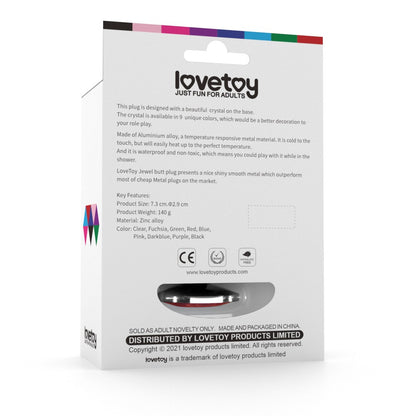 LOVETOY - ROSEBUD CLASSIC METAL PLUG S CLEAR