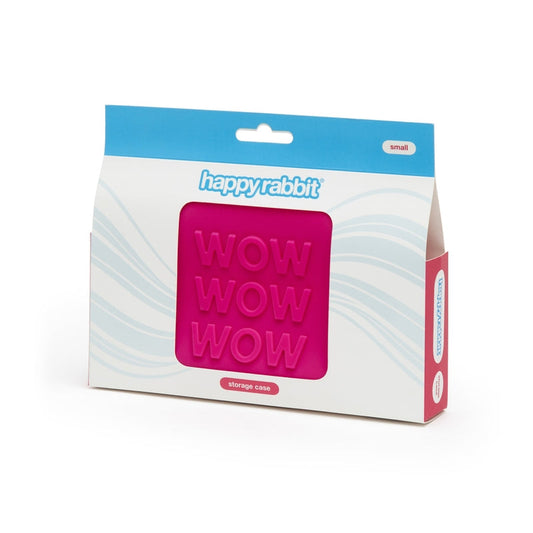 HAPPY RABBIT - ''WOW'' LOCKABLE SILICONE STORAGE BAG PINK SMALL