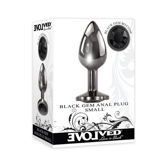 EVOLVED - BLACK GEM ANAL PLUG SMALL