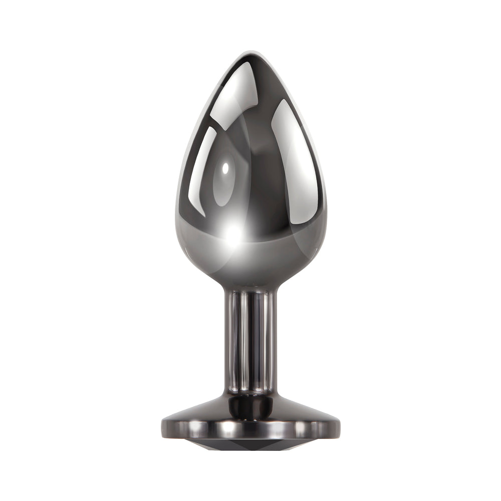EVOLVED - TAPÓN ANAL GEMA NEGRA PEQUEÑO