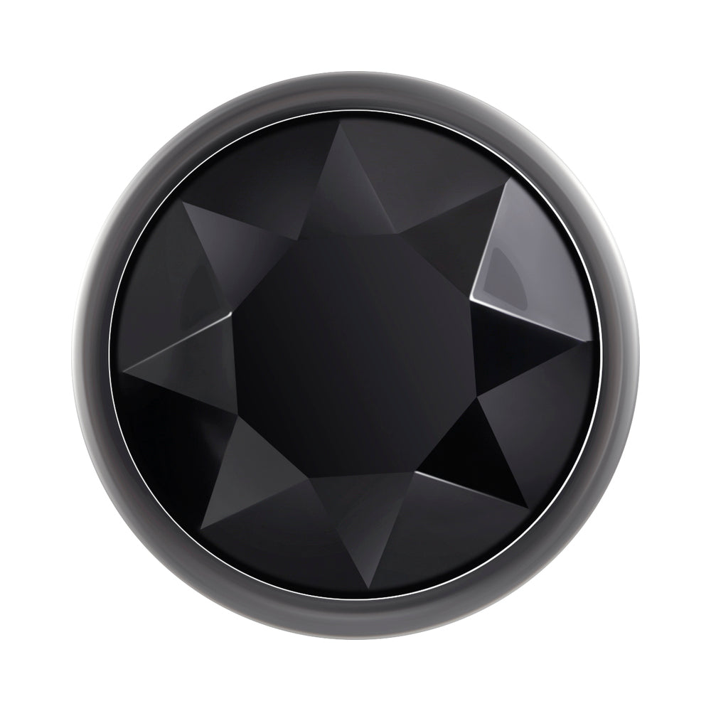 EVOLVED - TAPÓN ANAL GEMA NEGRA PEQUEÑO