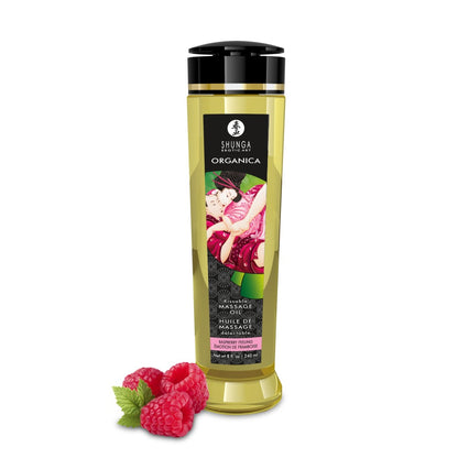 SHUNGA - MASSAGE OIL - RASPBERRY ORGANIC - 240 ML