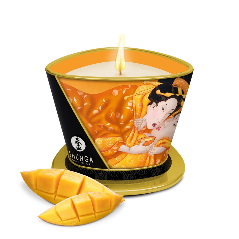 SHUNGA - MASSAGE CANDLE - MANGO - 170 ML
