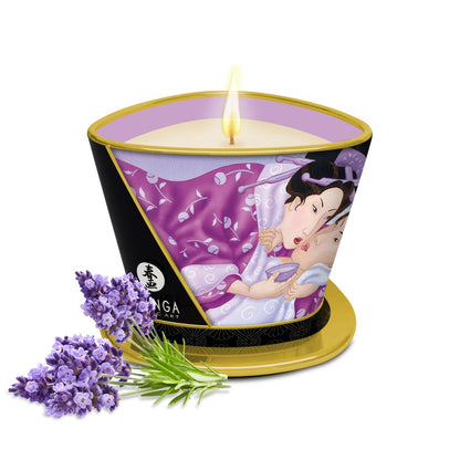 SHUNGA - MASSAGE CANDLE - LAVENDER - 170 ML