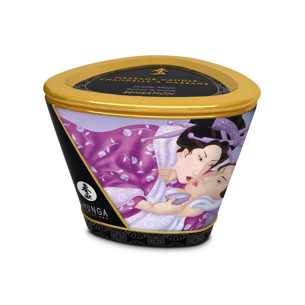 SHUNGA - MASSAGE CANDLE - LAVENDER - 170 ML