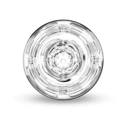 M FOR MEN SOFT + WET MAGNIFIER SELF-LUBRICATING SEE-THROUGH STROKER CLEAR