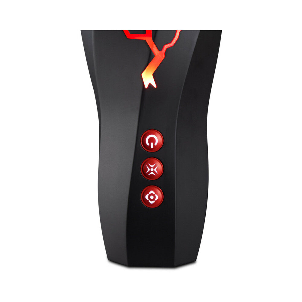 BLUSH - M FOR MEN STORM RECHARGEABLE VIBRATING SUCTION MASTURBATOR BLACK