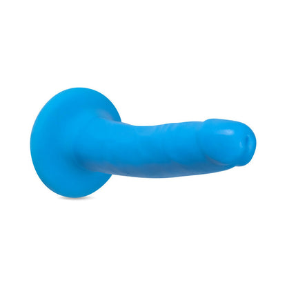 BLUSH - NEO ELITE 6 IN. SILICONE DUAL DENSITY DILDO NEON