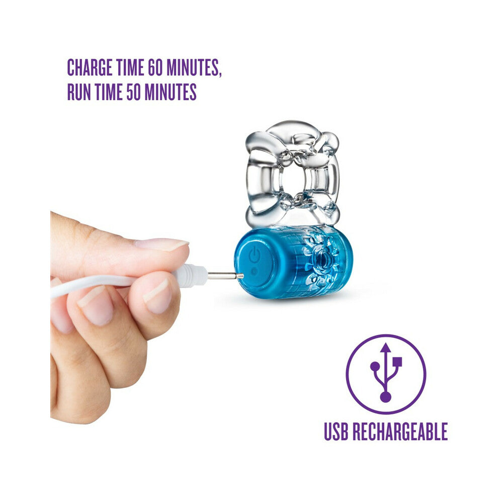 BLUSH - PLAY WITH ME PLEASER RECHARGEABLE VIBRATING C RING
