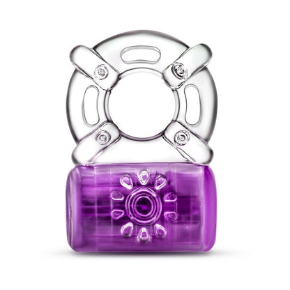 PLAY WITH ME PLEASER RECHARGEABLE VIBRATING C-RING PURPLE