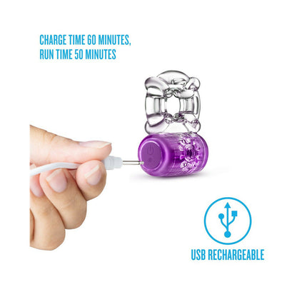 BLUSH - PLAY WITH ME PLEASER RECHARGEABLE VIBRATING C RING