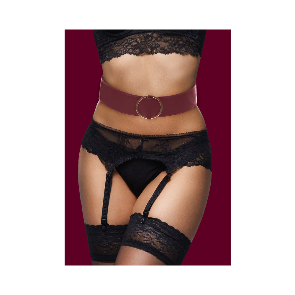 SHOTS - OUCH! HALO RINGED WAIST RESTRAINT BELT
