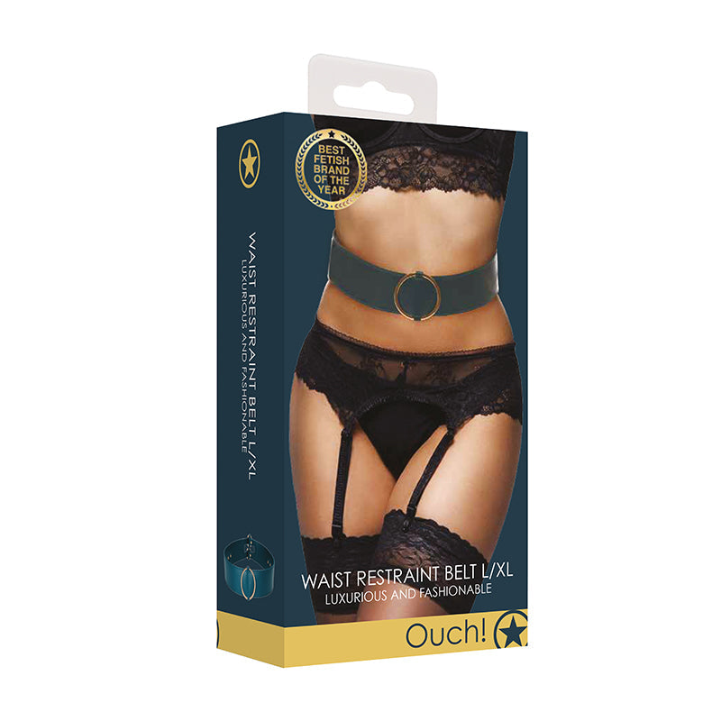 SHOTS - OUCH! HALO RINGED WAIST RESTRAINT BELT