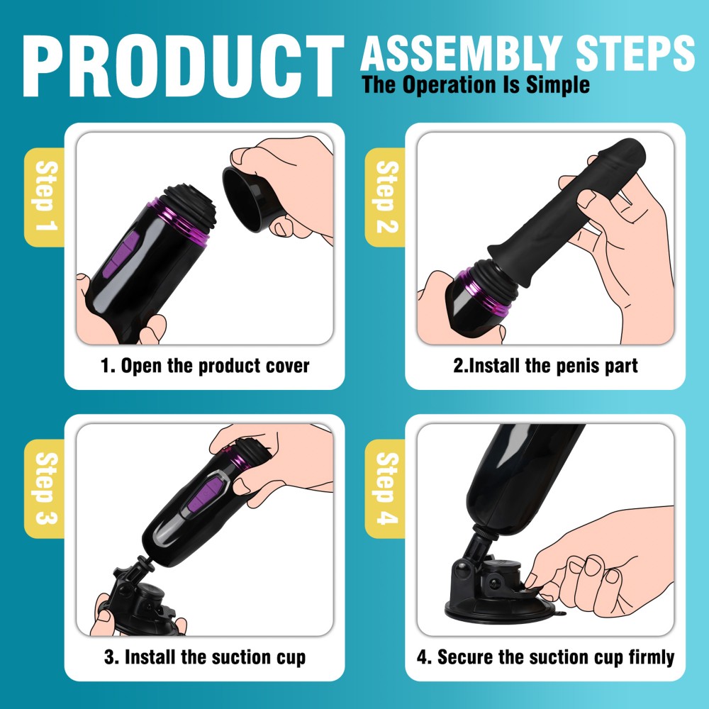 MISTRESS - HIRAM HAND-FREE THRUSTING POCKET DILDO MACHINE