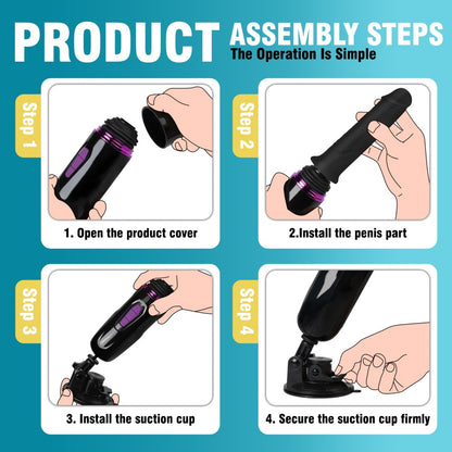 MISTRESS - HIRAM HAND-FREE THRUSTING POCKET DILDO MACHINE
