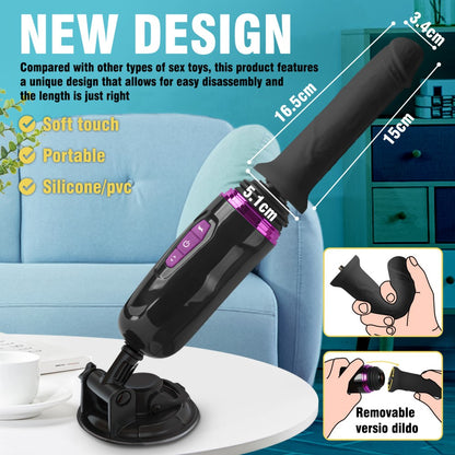 MISTRESS - HIRAM HAND-FREE THRUSTING POCKET DILDO MACHINE