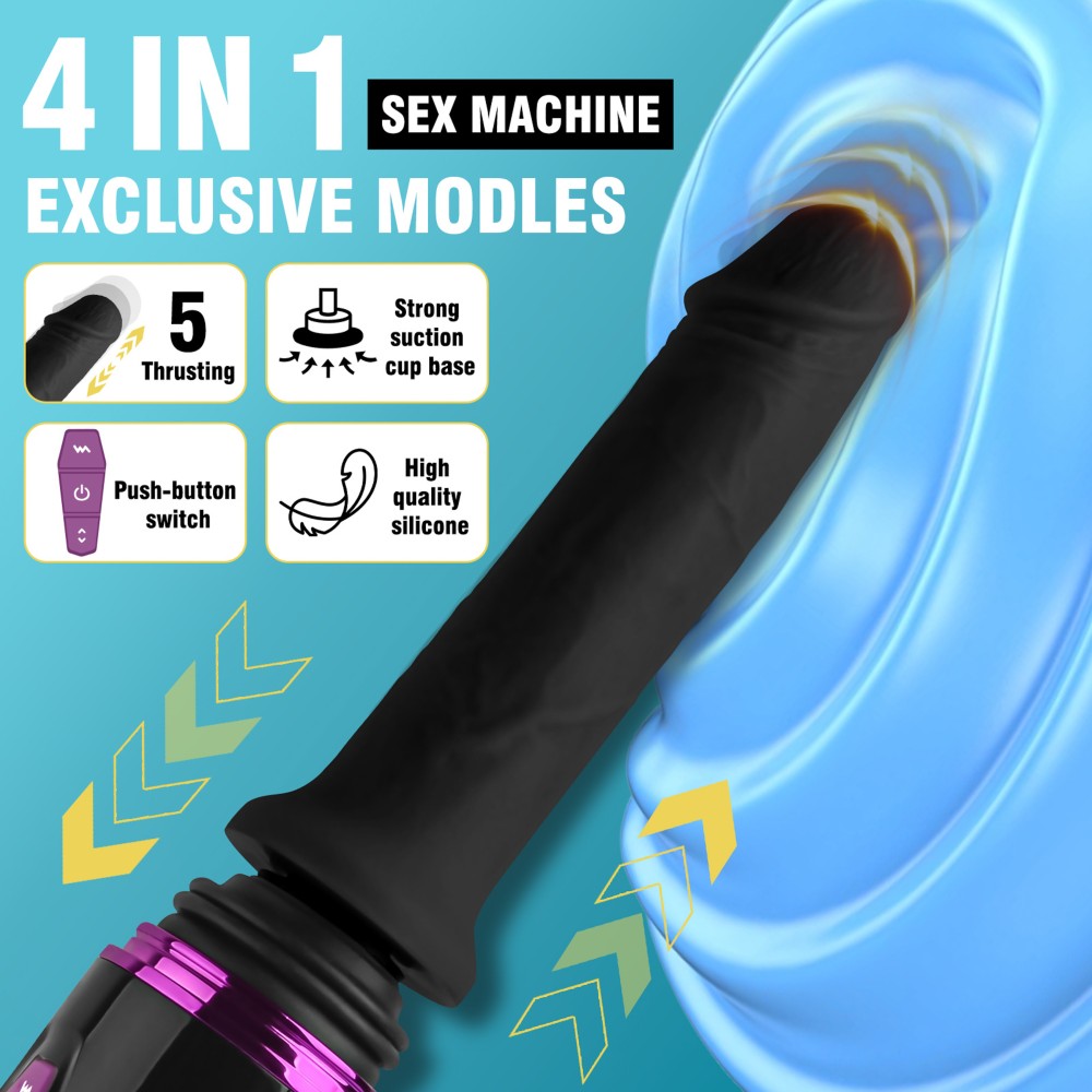MISTRESS - HIRAM HAND-FREE THRUSTING POCKET DILDO MACHINE